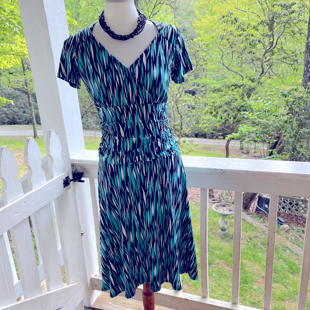 Choices Pretty Print Dress PS FREE SHIP
